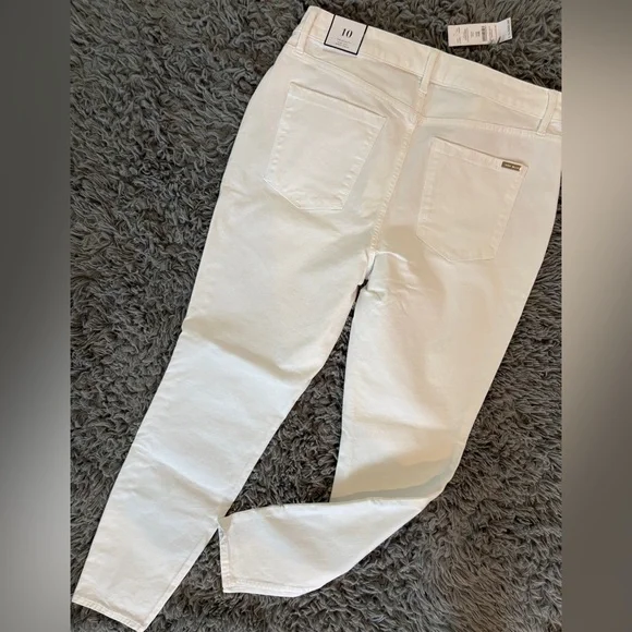 NWT WHBM White Jeans The Skinny High Waist Ankle SZ 10 - Picture 7 of 9